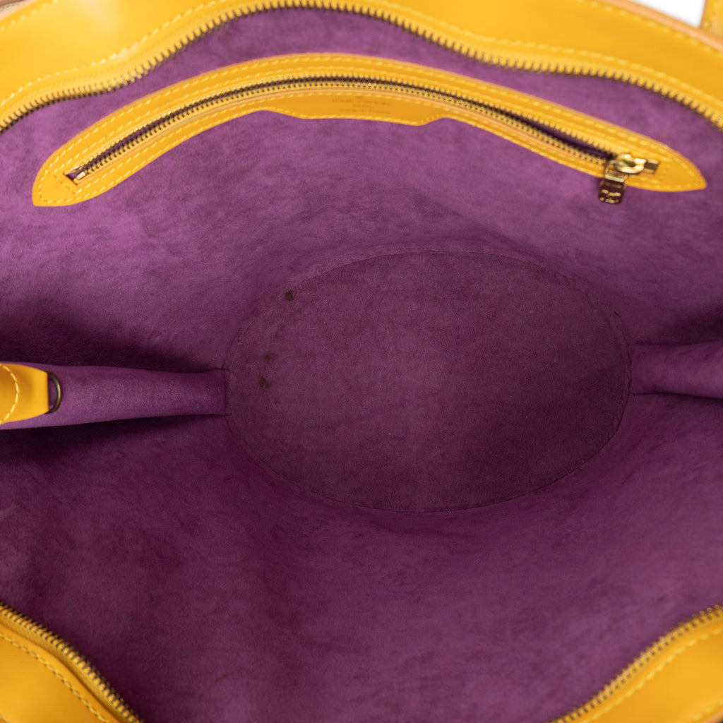 Shoulder Bag St-Jacques Shopping GM Yellow Epi