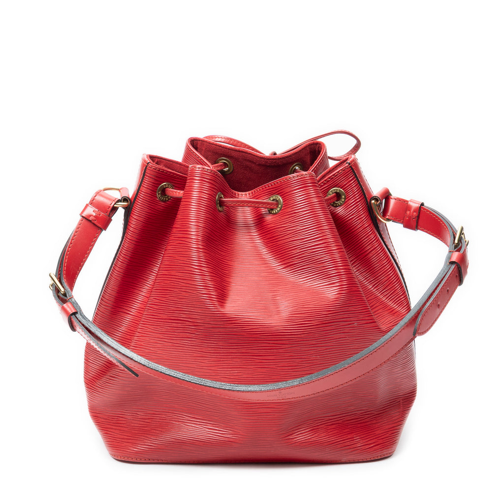 Shoulder Bag Noe PM Red Epi