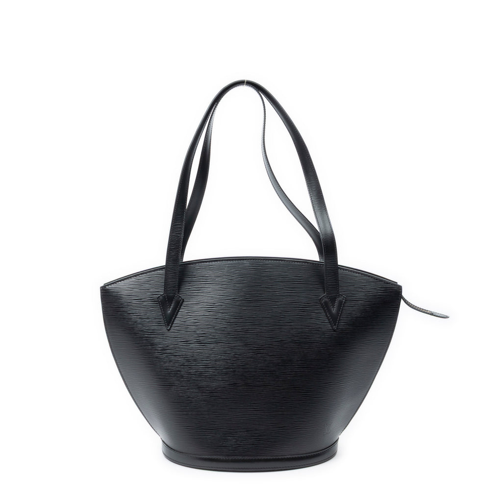 Sac Épaule Saint-Jacques Shopping GM Cuir Épi Noir