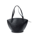 Sac Épaule Saint-Jacques Shopping GM Cuir Épi Noir