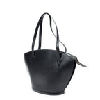 Sac Épaule Saint-Jacques Shopping GM Cuir Épi Noir
