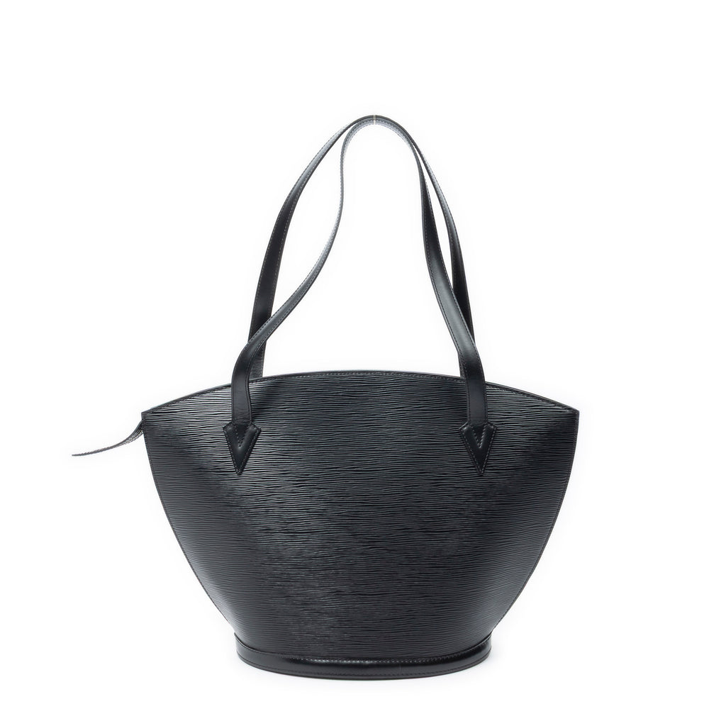 Sac Épaule Saint-Jacques Shopping GM Cuir Épi Noir