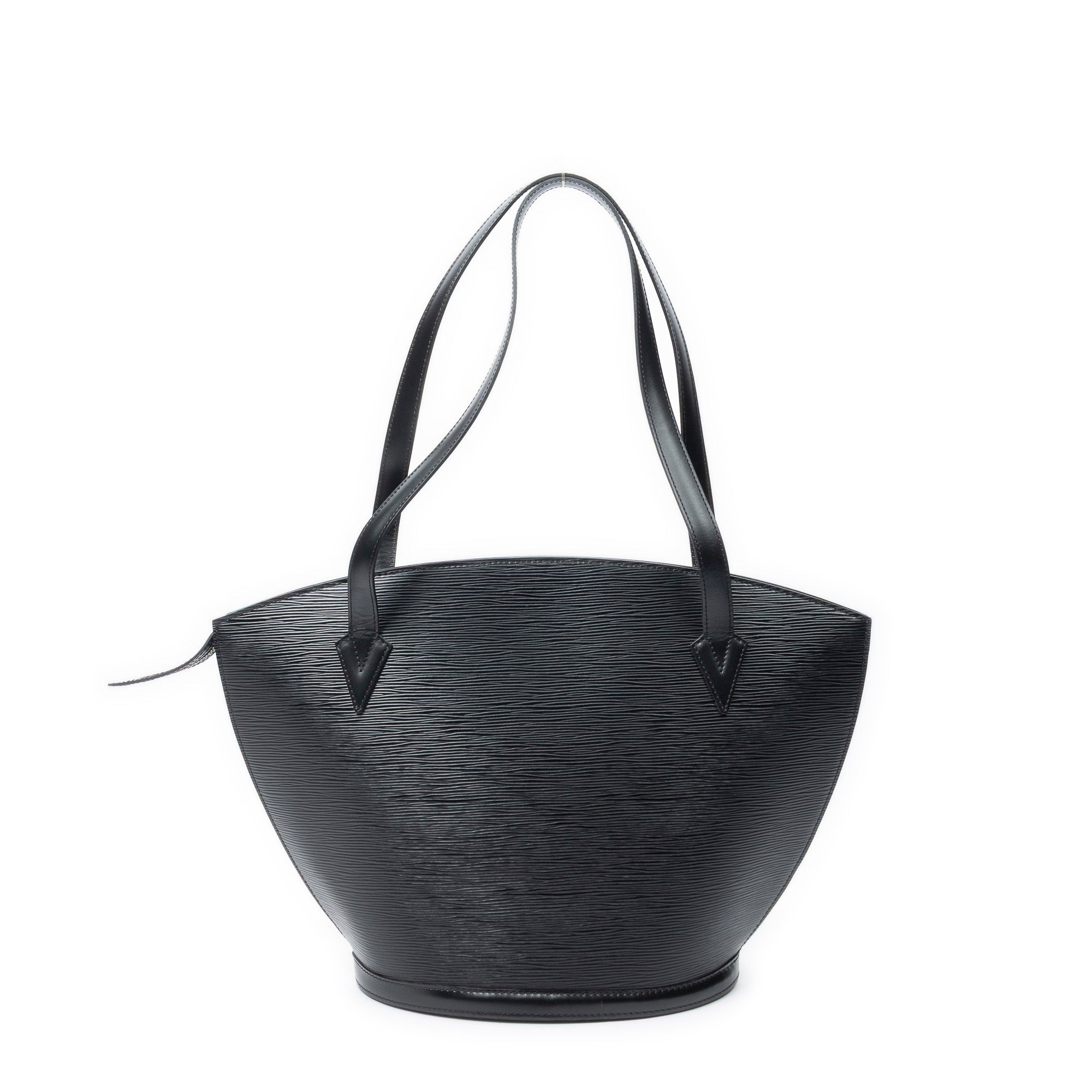 Sac Épaule Saint-Jacques Shopping GM Cuir Épi Noir