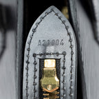 Sac Épaule Saint-Jacques Shopping GM Cuir Épi Noir