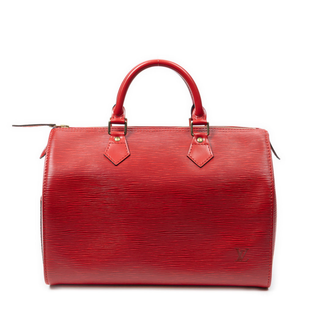 Handbag Speedy 30 Red Epi
