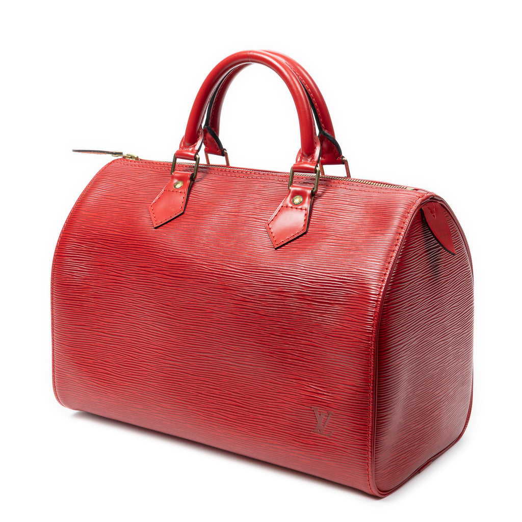 Handbag Speedy 30 Red Epi