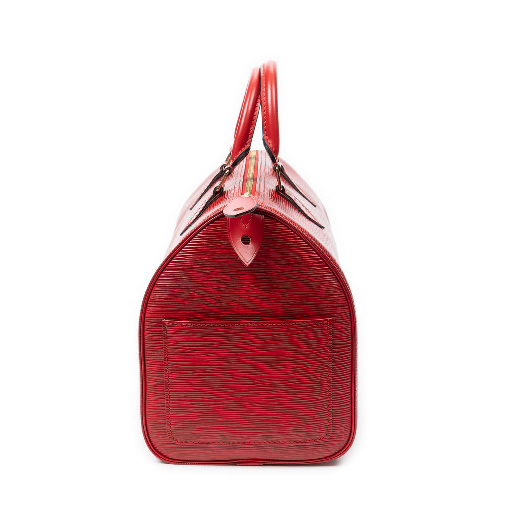 Handbag Speedy 30 Red Epi