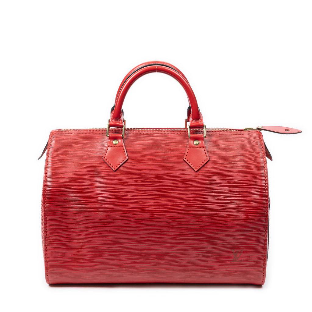 Handbag Speedy 30 Red Epi