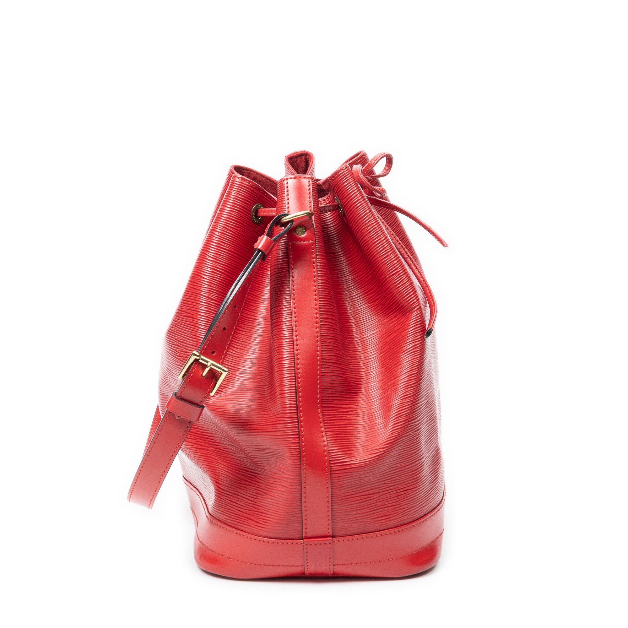 Sac Bandoulière Noé GM Cuir Épi Rouge