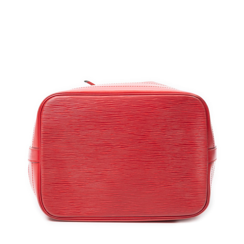 Sac Bandoulière Noé GM Cuir Épi Rouge