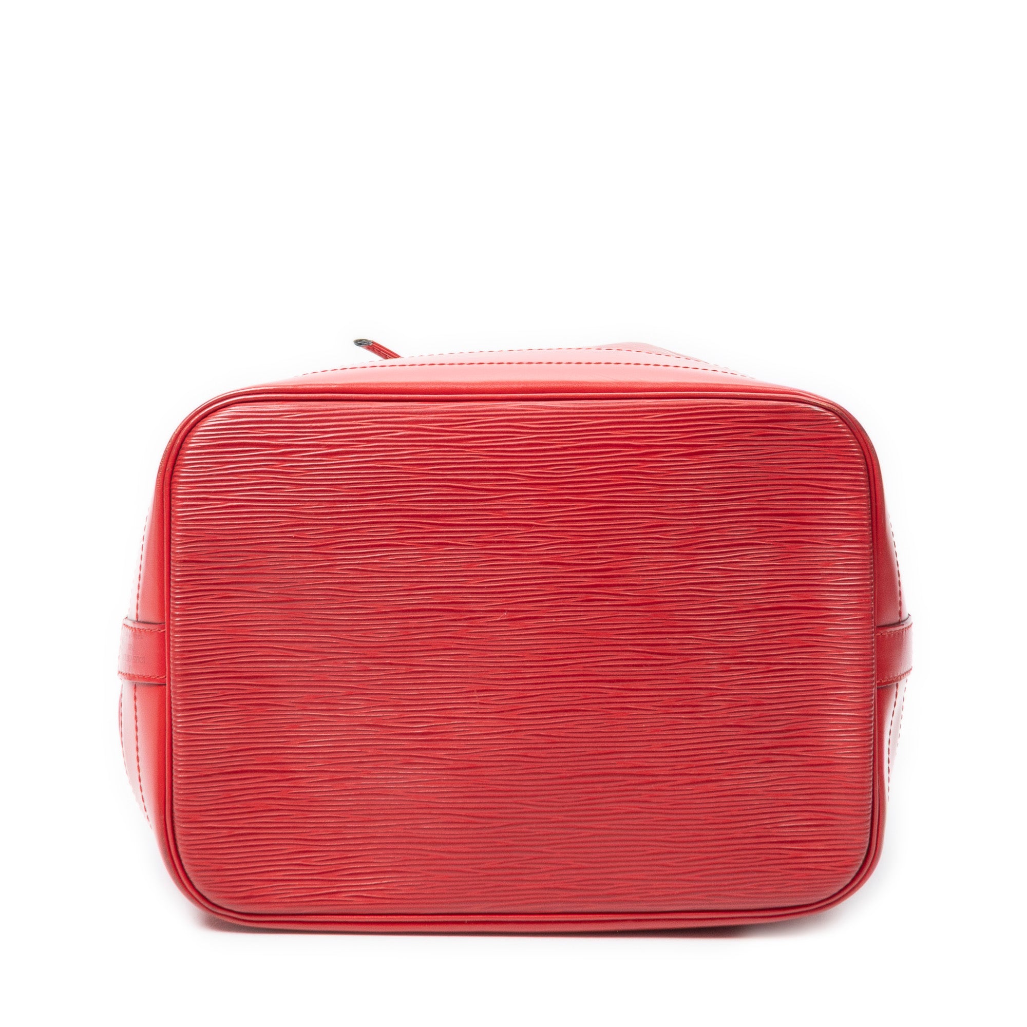 Sac Bandoulière Noé GM Cuir Épi Rouge