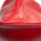 Sac Bandoulière Noé GM Cuir Épi Rouge