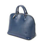 Handbag Alma PM Myrtille Blue Epi