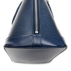 Handbag Alma PM Myrtille Blue Epi