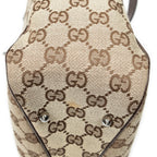 Shoulder Bag Small Shoulder Tote Beige Monogrammed Canvas
