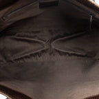 Shoulder Bag Small Shoulder Tote Beige Monogrammed Canvas