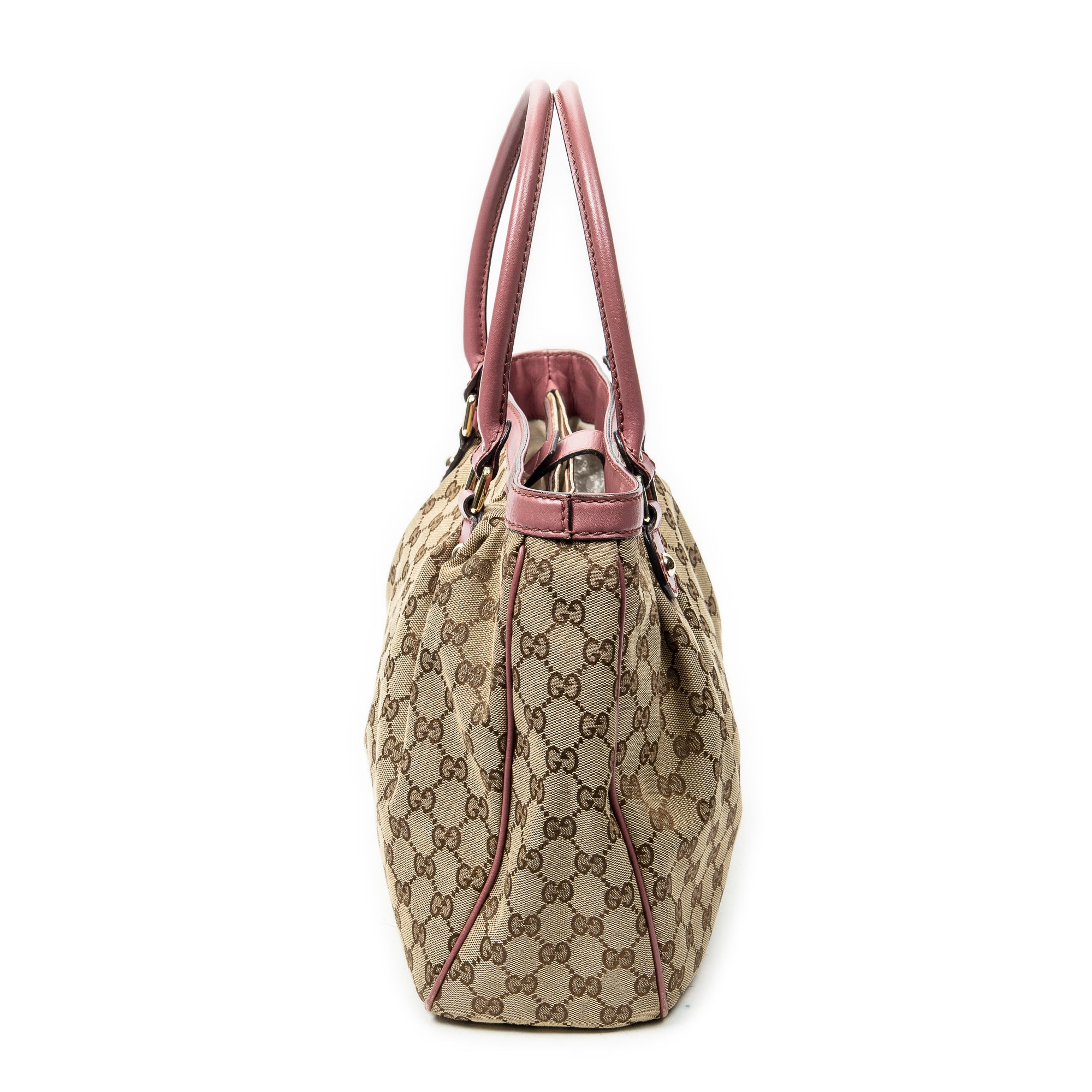 Shoulder Bag Medium Sukey Tote Beige Monogrammed Canvas