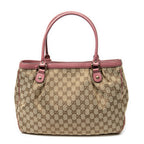Shoulder Bag Medium Sukey Tote Beige Monogrammed Canvas