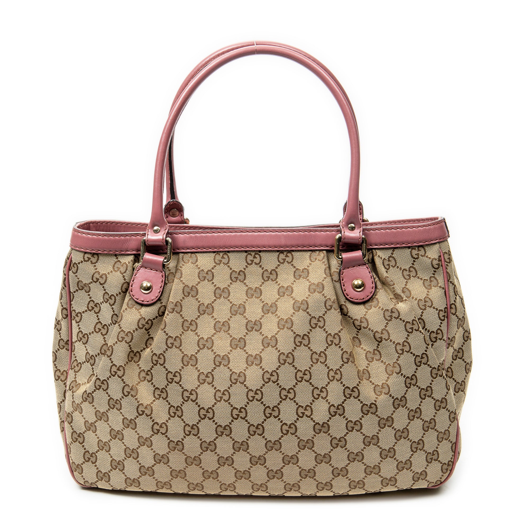 Shoulder Bag Medium Sukey Tote Beige Monogrammed Canvas