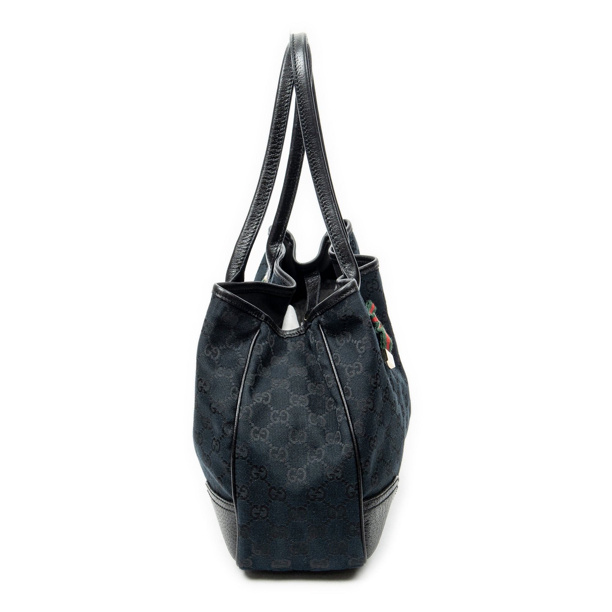 Shoulder Bag Medium Princy Tote Black Monogrammed Canvas