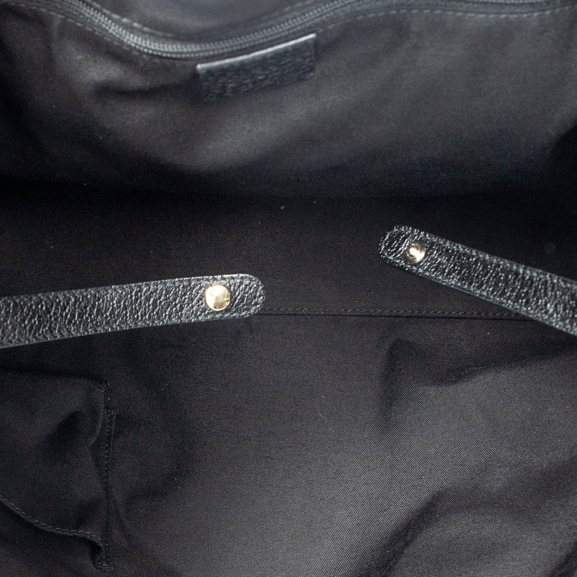 Shoulder Bag Medium Princy Tote Black Monogrammed Canvas