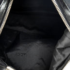 Shoulder Bag Zip Hobo Black Monogrammed Canvas