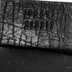 Shoulder Bag Small Wooden Handle Colbert Hobo Black Monogrammed Canvas