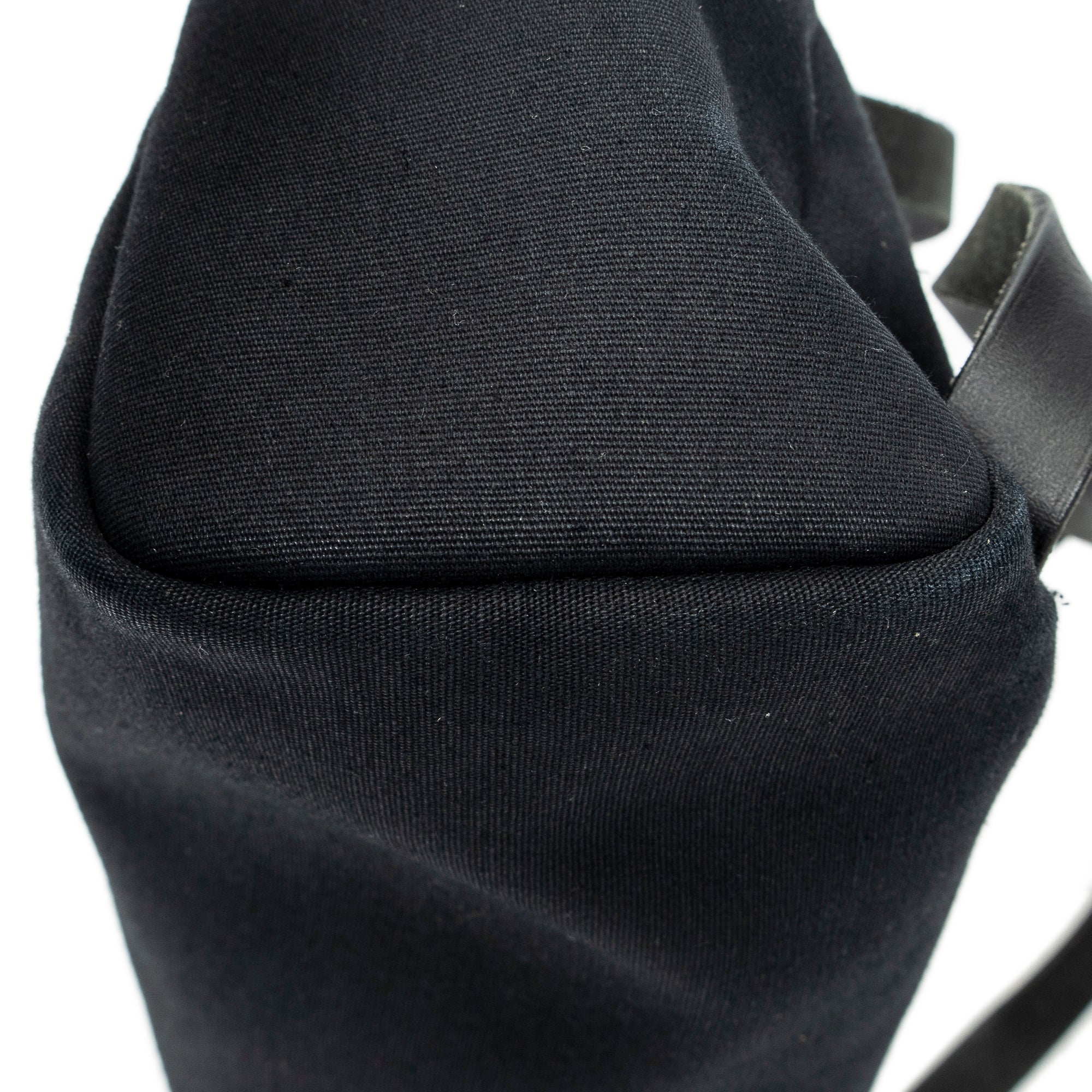 Backpack Herbag a Dos PM Black Toile Officier Canvas