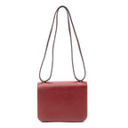 Shoulder Bag Constance 18 Rouge Grenat Epsom Leather