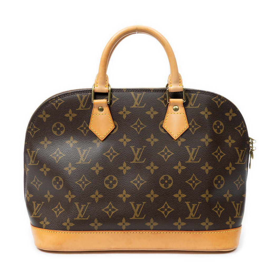 Handbag Alma PM Brown Monogram Canvas