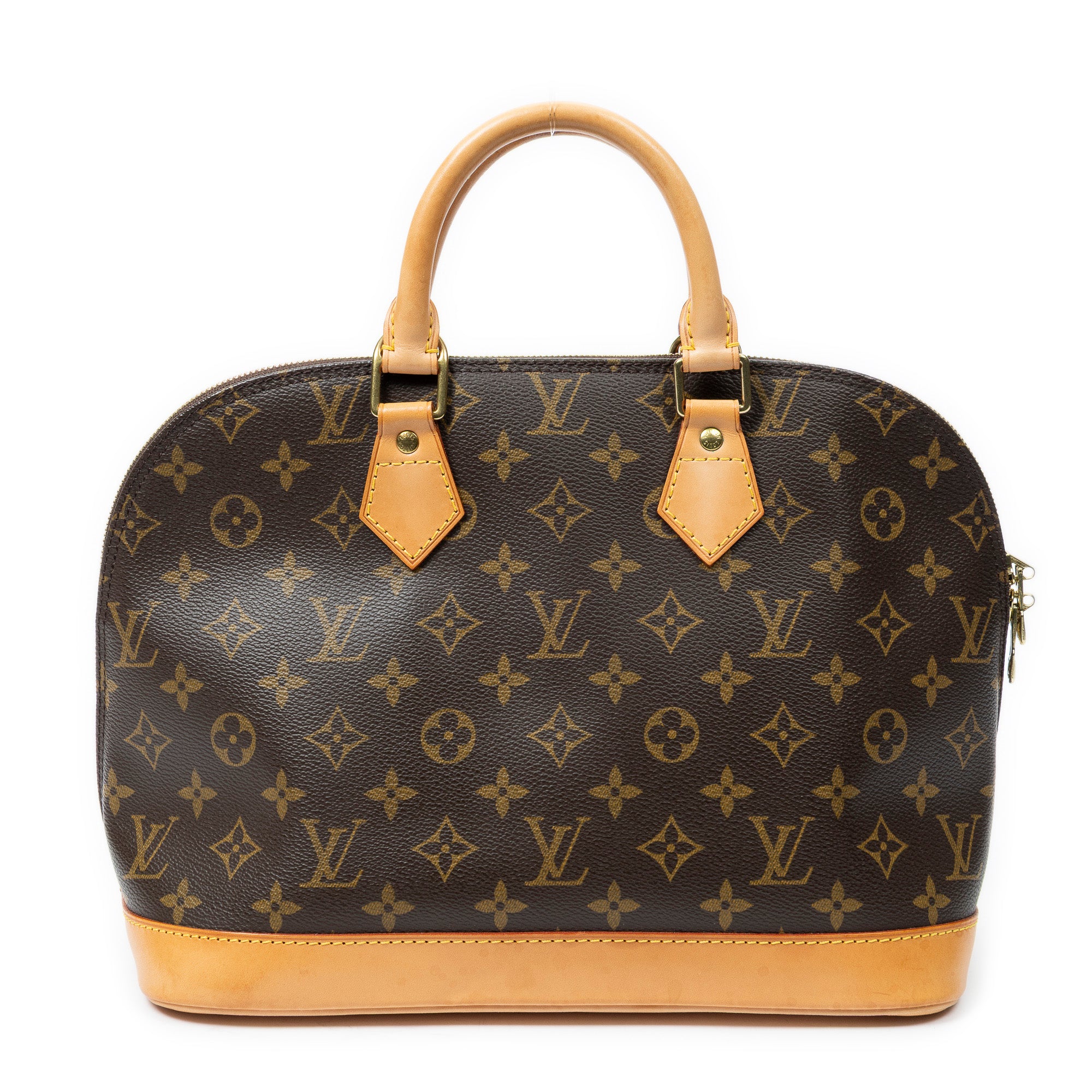 Handbag Alma PM Brown Monogram Canvas