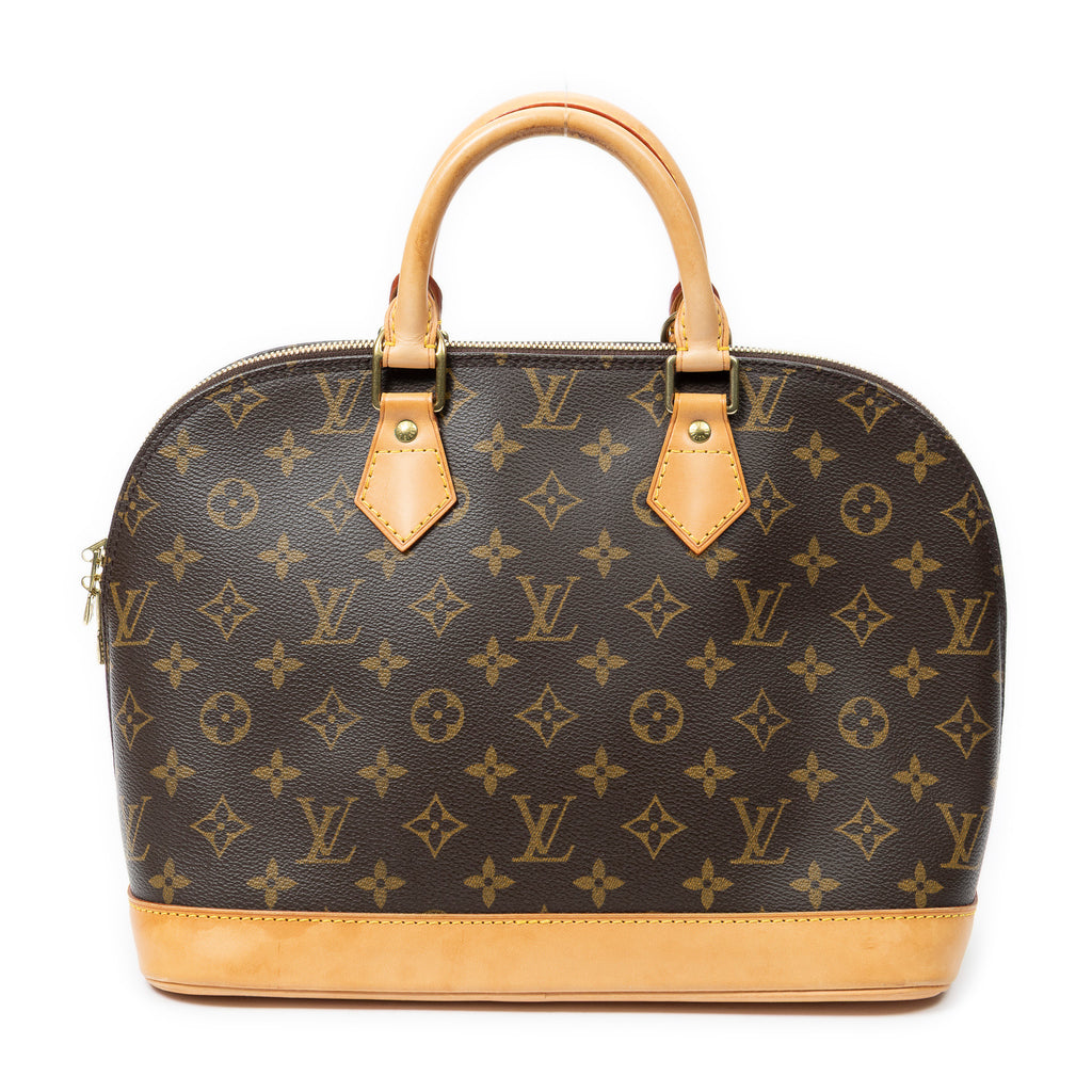 Handbag Alma PM Brown Monogram Canvas