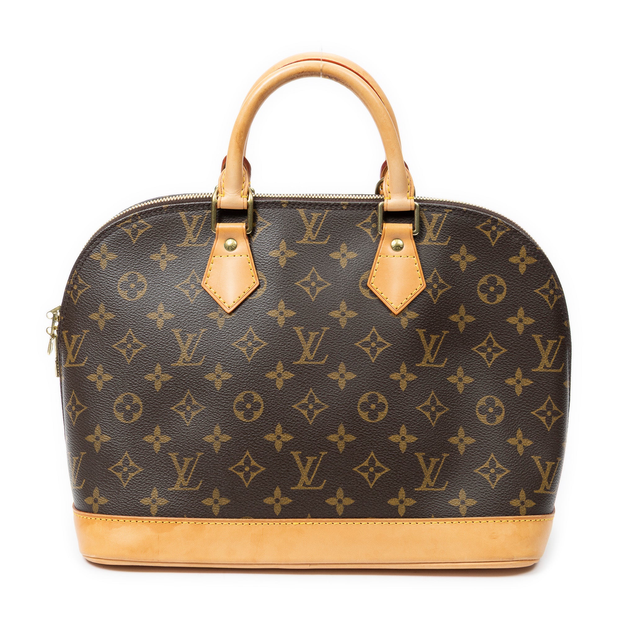 Handbag Alma PM Brown Monogram Canvas