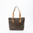 Shoulder Bag Cabas Piano Brown Monogram Canvas