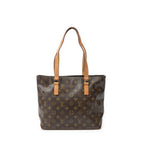 Shoulder Bag Cabas Piano Brown Monogram Canvas