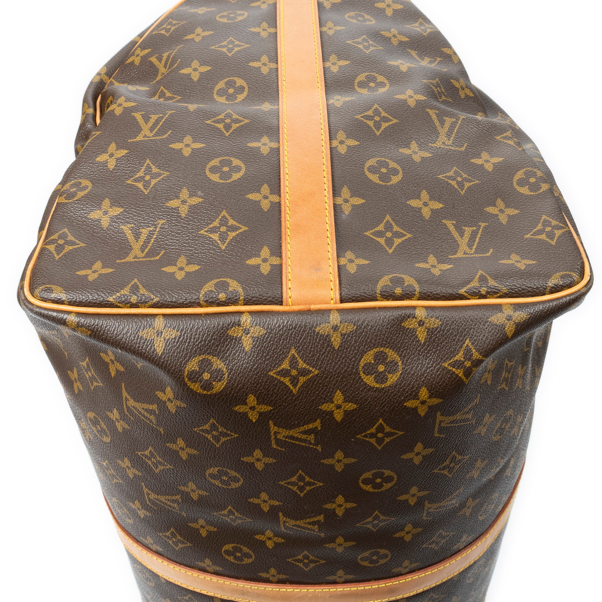 Travel Bag Keepall Bandouliere 60 Brown Monogram Canvas