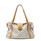 Shoulder Bag Stresa PM Ivory Damier Azur