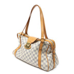 Shoulder Bag Stresa PM Ivory Damier Azur