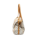 Shoulder Bag Stresa PM Ivory Damier Azur
