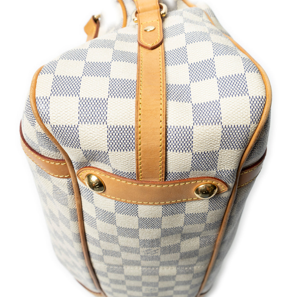 Shoulder Bag Stresa PM Ivory Damier Azur