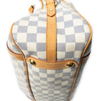 Shoulder Bag Stresa PM Ivory Damier Azur