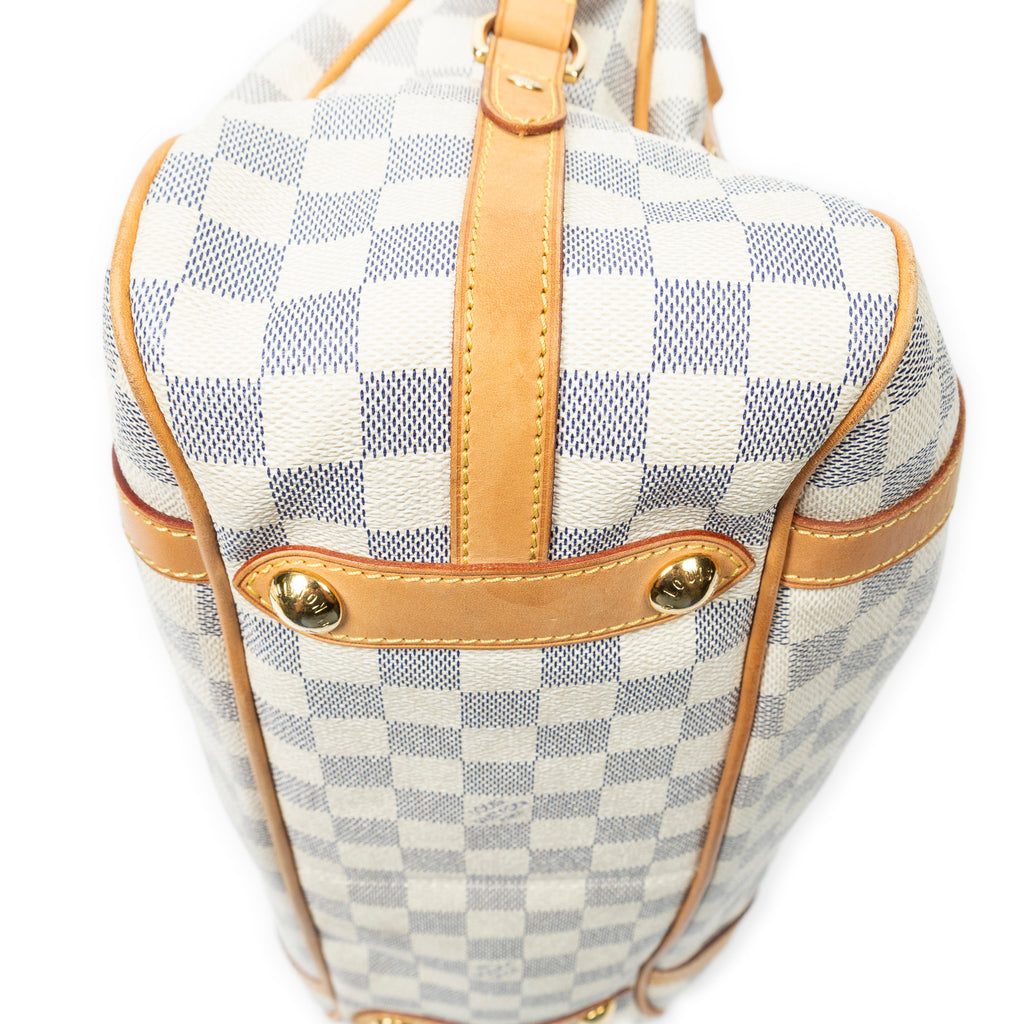 Shoulder Bag Stresa PM Ivory Damier Azur