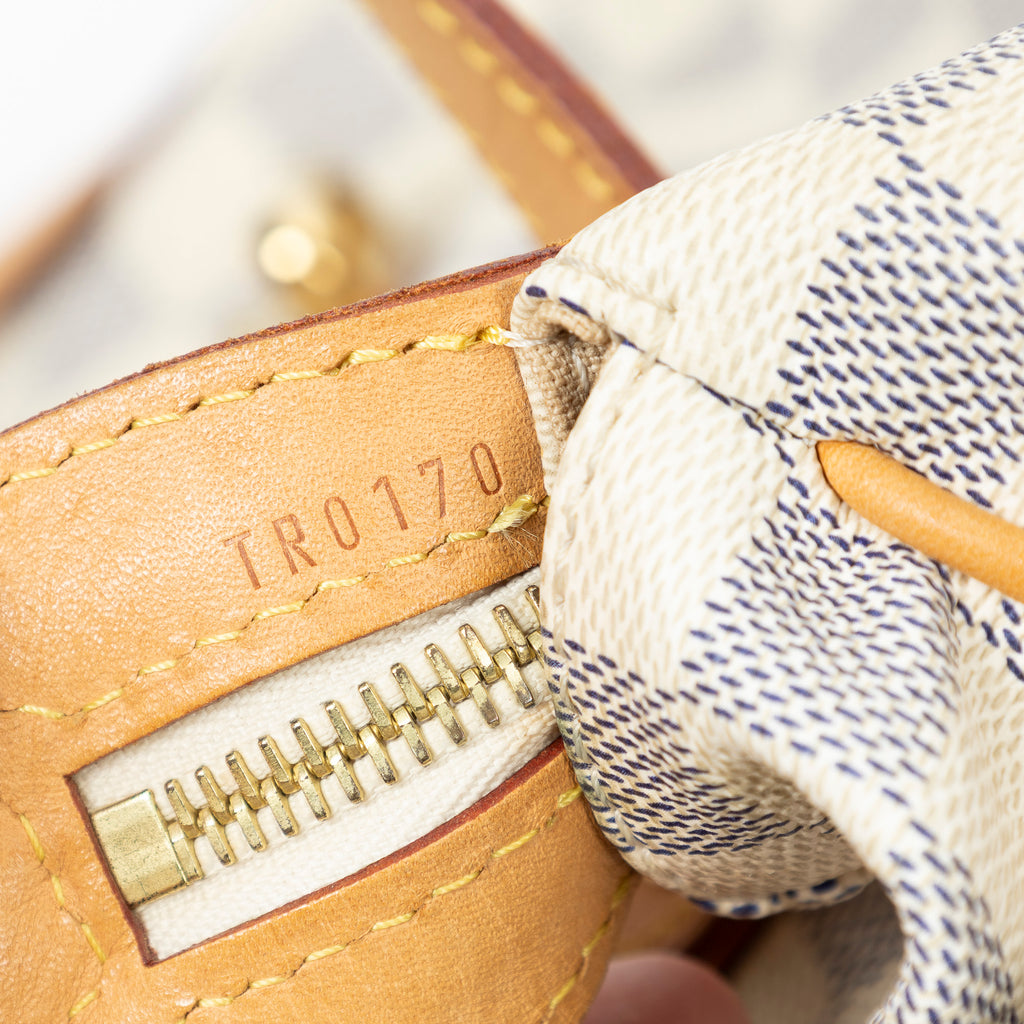 Shoulder Bag Stresa PM Ivory Damier Azur