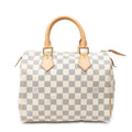 Handbag Speedy 25 Ivory Damier Azur