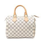 Handbag Speedy 25 Ivory Damier Azur
