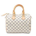 Handbag Speedy 25 Ivory Damier Azur