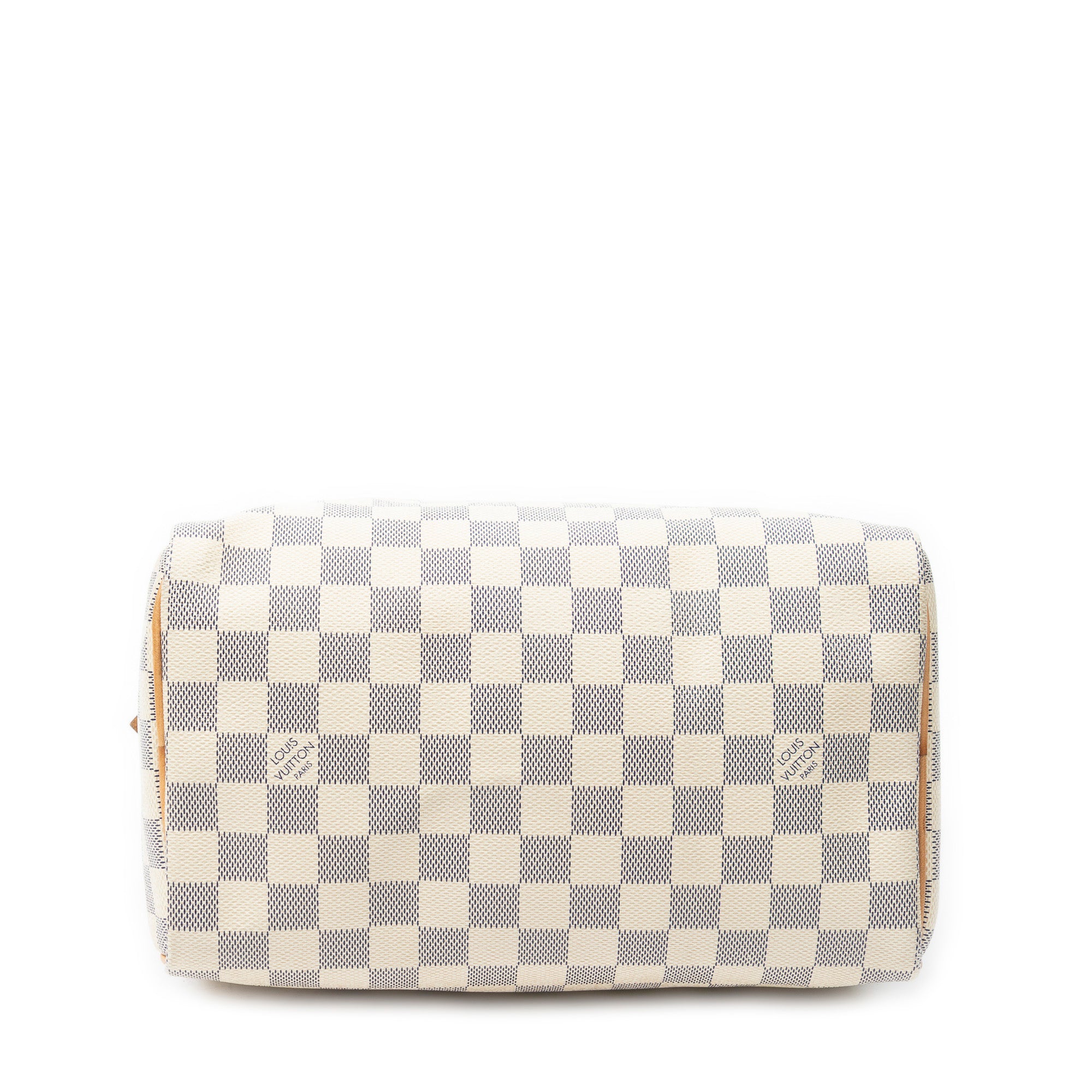 Handbag Speedy 25 Ivory Damier Azur