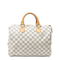 Handbag Speedy 30 Ivory Damier Azur