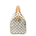 Handbag Speedy 30 Ivory Damier Azur