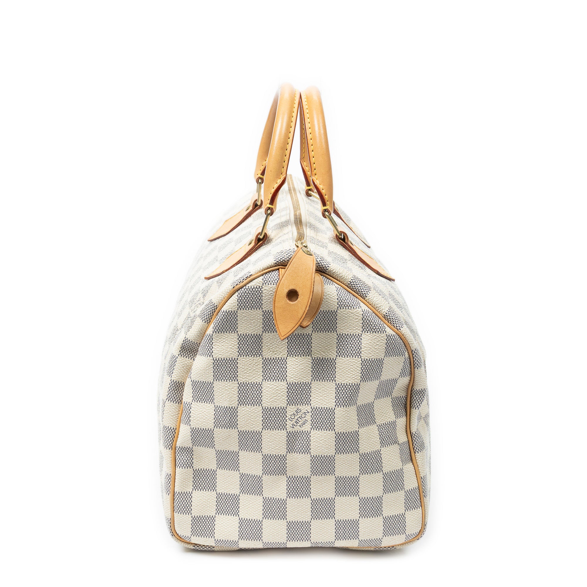 Handbag Speedy 30 Ivory Damier Azur